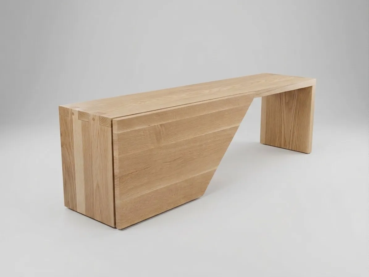 Cut Bench by Dohan Studio